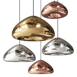 Void pendant copper by tom dixon light